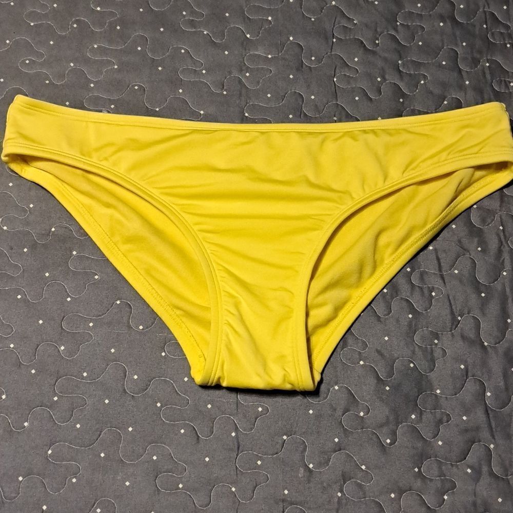 Kona Sol yellow swim bottoms new without tags